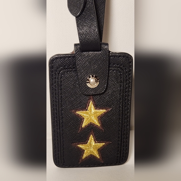 Henri bendel military passport cover and matching hb luggage tag - Picture 4 of 8